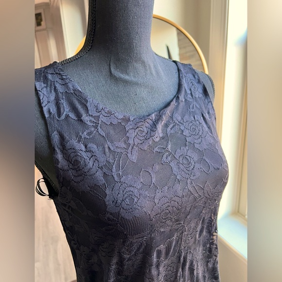 Black lace high low dress forever 21 size S - Picture 4 of 4